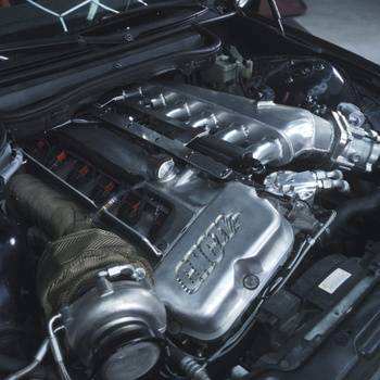 Aluminiowa pokrywa zaworów BMW M52TU/M54